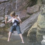 Absailing Capivari Waterfall Chapada Diamantina